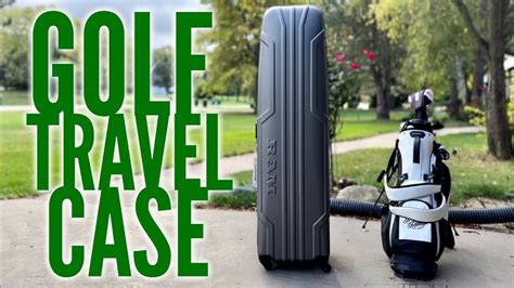 traveling golf bag hard case.